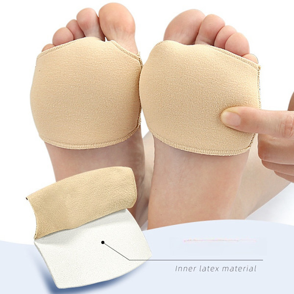 Usynlig forfodspude med skridsikker tåseparator Beige