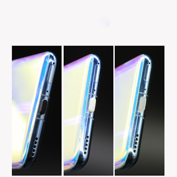 Dammskydd för USB-C-portar, 4-pack Svart