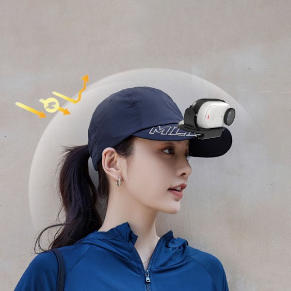 Insta360 GO 3/3S Mini Thumb Camera Hat Clip - Svart