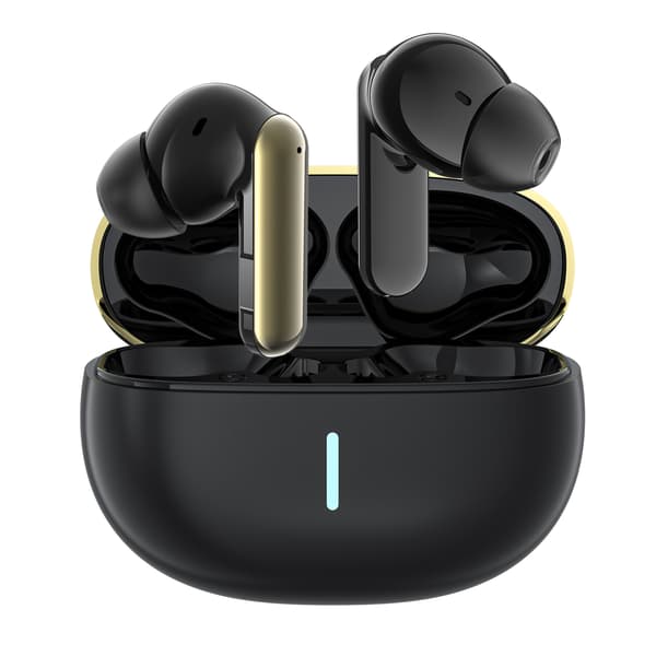 J18 TWS Bluetooth 5.4 Ørepropper: 6-Mic Støjreduktion