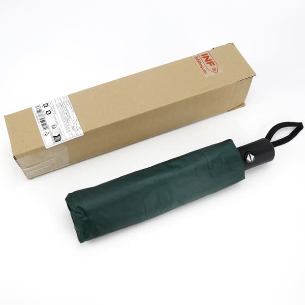Automatisk Hopfällbart Paraply med UV-Skydd Green Green