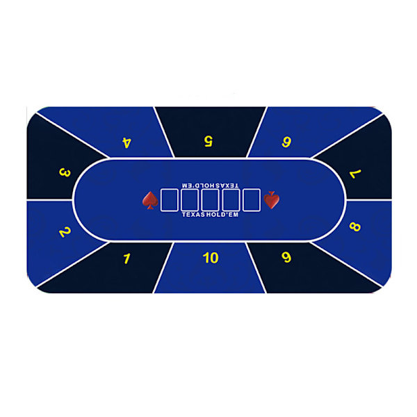 Pokerbordsoverflade DarkBlue DarkBlue