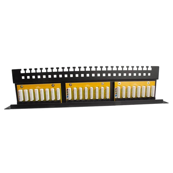 Patch-paneeli 19" 1U Krone CAT6 UTP 24 porttia