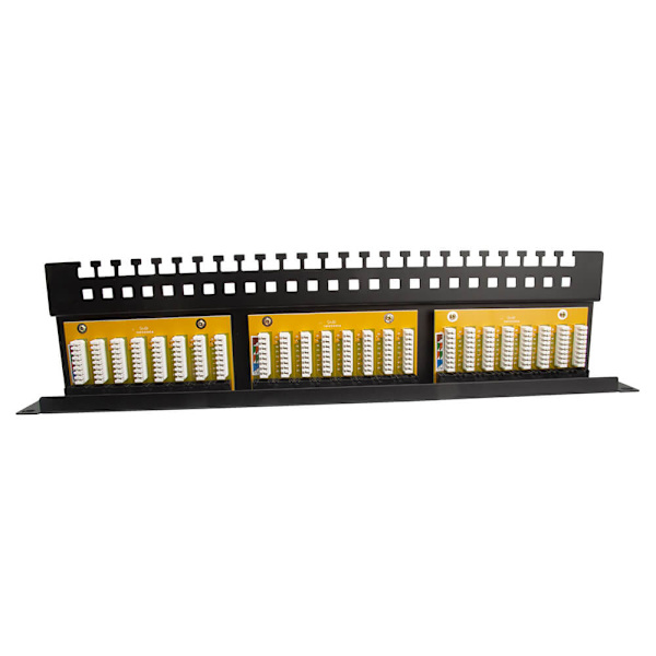 Patch Panel 19" 1U Krone CAT6 UTP 24 Portar