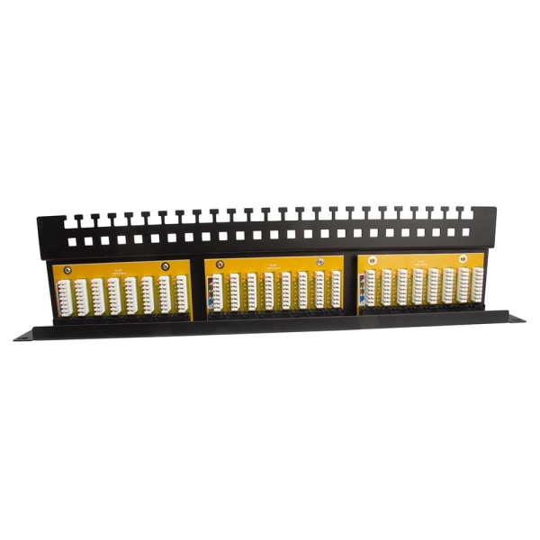 TRIAX Patch Panel 19" 1U Krone CAT6 UTP 24 Portar