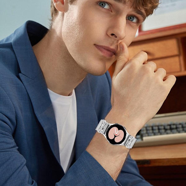 Snabbsläppande armband i rostfritt stål för Galaxy Watch 4/5/6/7