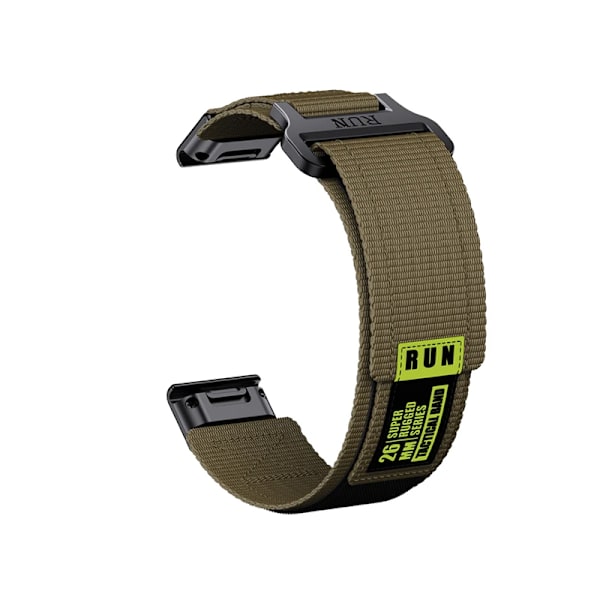 Garmin Fenix 8 -kellohihna, nailon Ruohon väri 26 mm