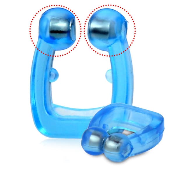 Magnetisk näsklämma mot snarkning 6-pack Blue Blue