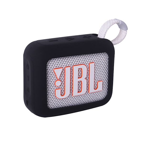 JBL GO4 silikonfodral med karbinhake Svart
