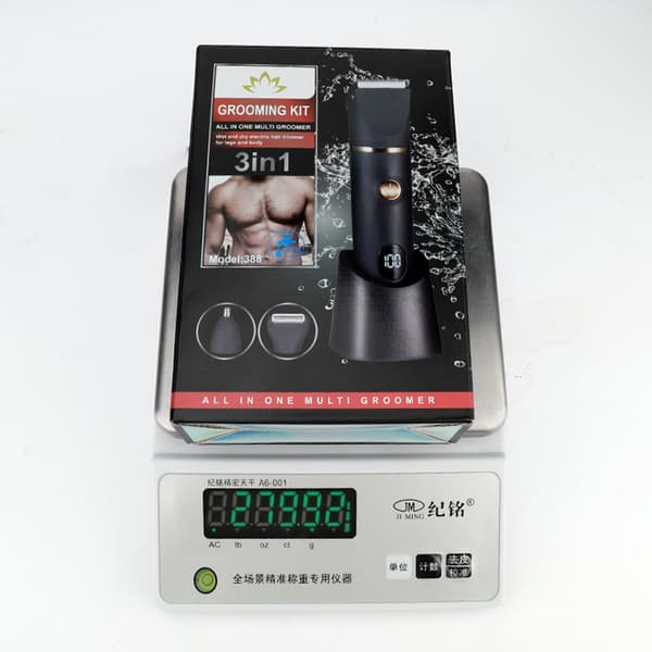 Multifunktionell Lady Shaver Set 388 Svart - Len Hud