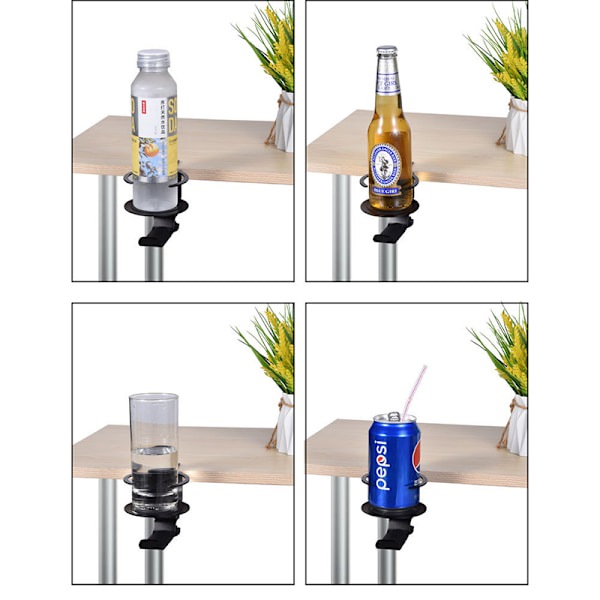 Headset-stativ med kopholder - Sort