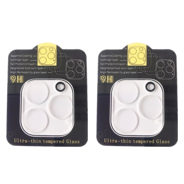 Linsskydd för iPhone 12 Pro Max kamera i härdat glas 2-pack