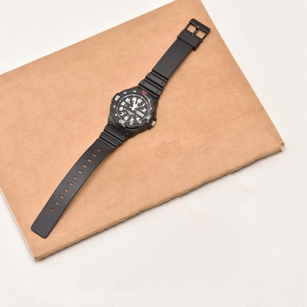 TPU-ranneke Casio LRW-200H -kellolle Musta