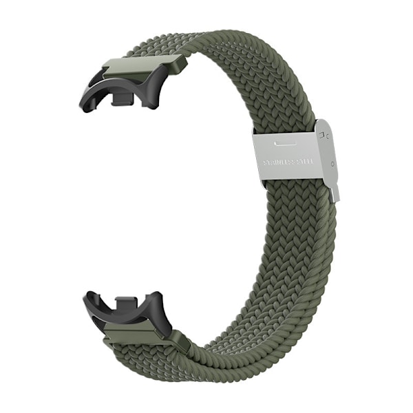 Klockarmband i Vävt Nylon för Xiaomi Mi Band 8/9 Grön