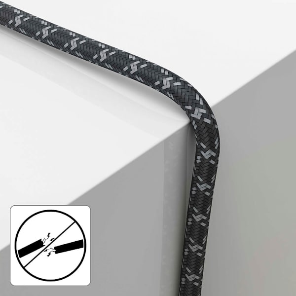 HAMA Antennkabel 120dB Svart/Grå 5.0m