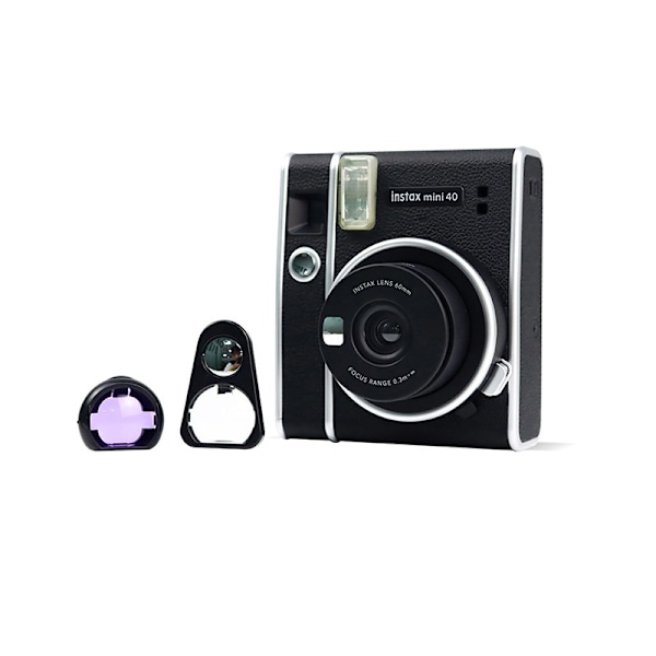 Selfie-linsefilter sæt til Instax Mini 40 - Sort