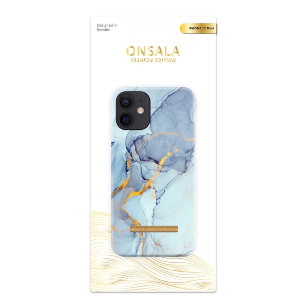 ONSALA Mobilskal iPhone 12 Mini Soft Gredelin Marble
