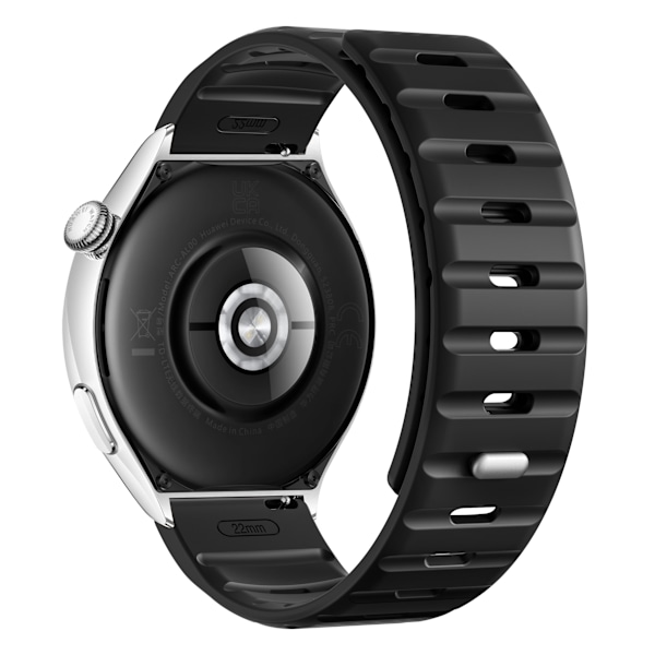 Norman Magnetiskt sportklockarmband 22 mm Svart