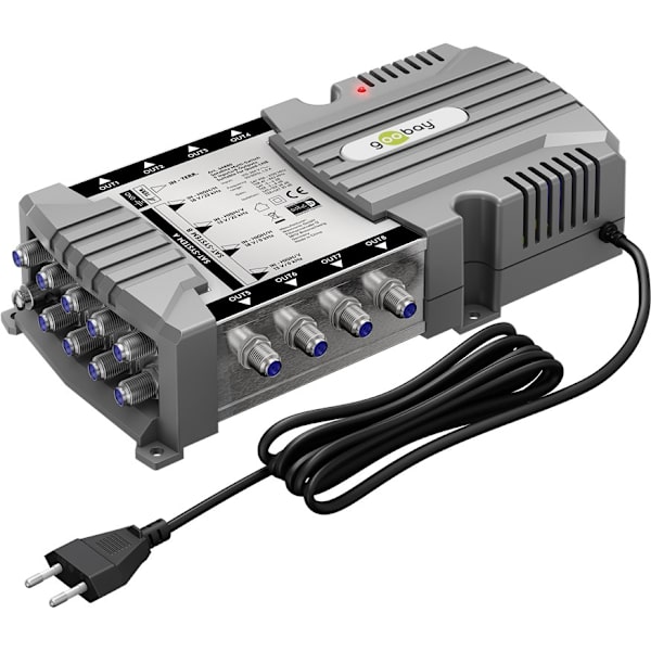 Sat multi-switch 9 ingångar/8 utgångar