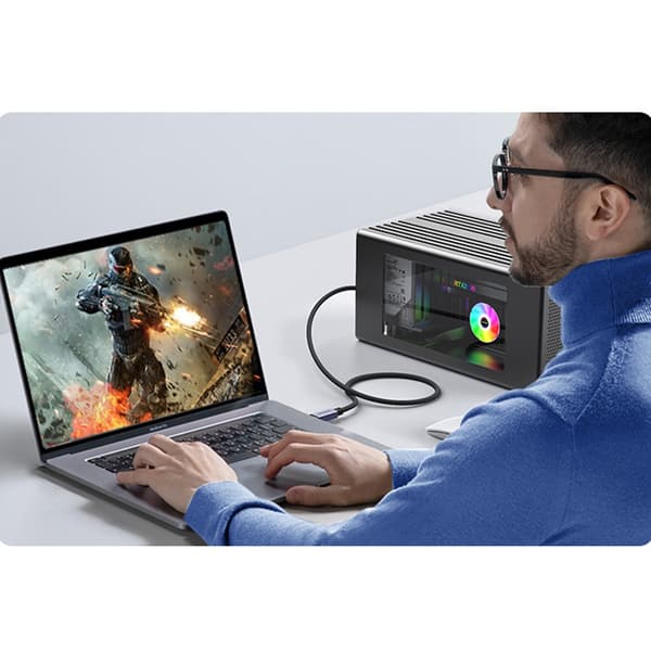 USB4 USB-C til USB-C-kabel med 40 Gbps, 240 W PD3.1 og 8K ved 60 Hz, 1/2 m 2 m 2 m