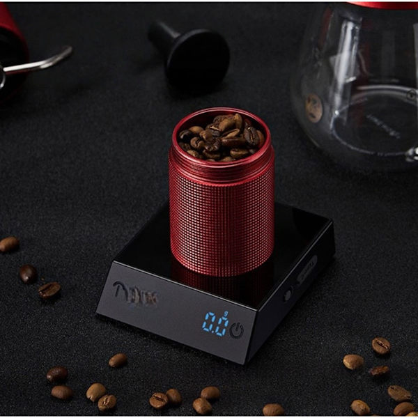 Precision Pour-Over Coffee Scale 500g/0.01g with Timer LED Display USB-C Rechargeable