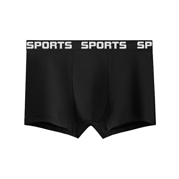 Boxershorts för män, säker och stödjande passform 6-pack Svart XXL