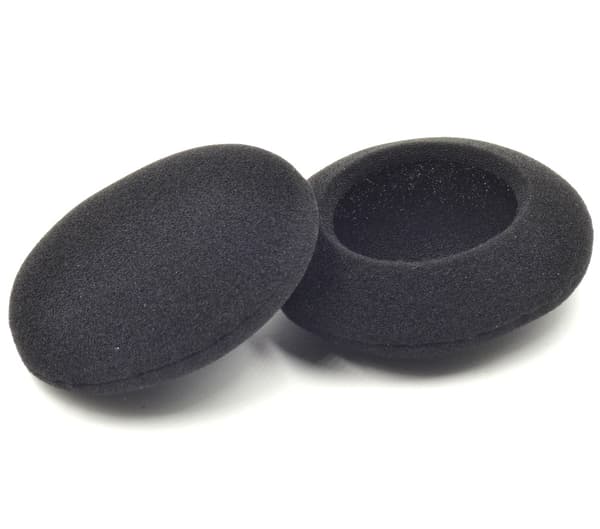 5 par öronkuddar för in-ear hörlurar Black 48mm Black 48mm