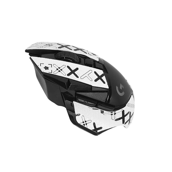 Mouse Skin Sticker til Logitech G502 (halv dækning) Hvid