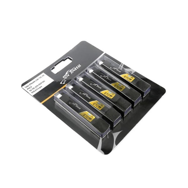 Batteri Tattu LiPo 270mAh 3,8V 75C 1S1P JST-PHR 2,0 (5st)