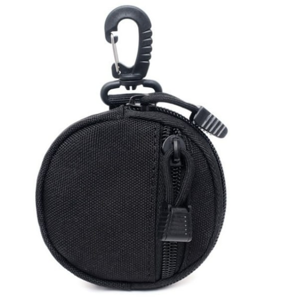 Bærbar Mini Tactical Pocket Wallet Sort