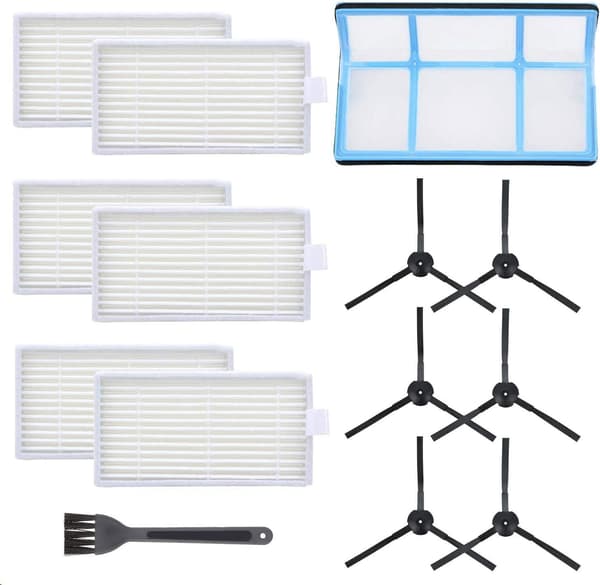 Reservdelssats med filter för ILIFE V3 V3S V5 V5s robotdammsugare