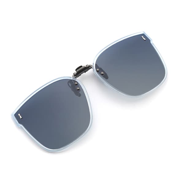 Polariserede Clip-on Solbriller UV400 - Blå Ramme Gradient Linse