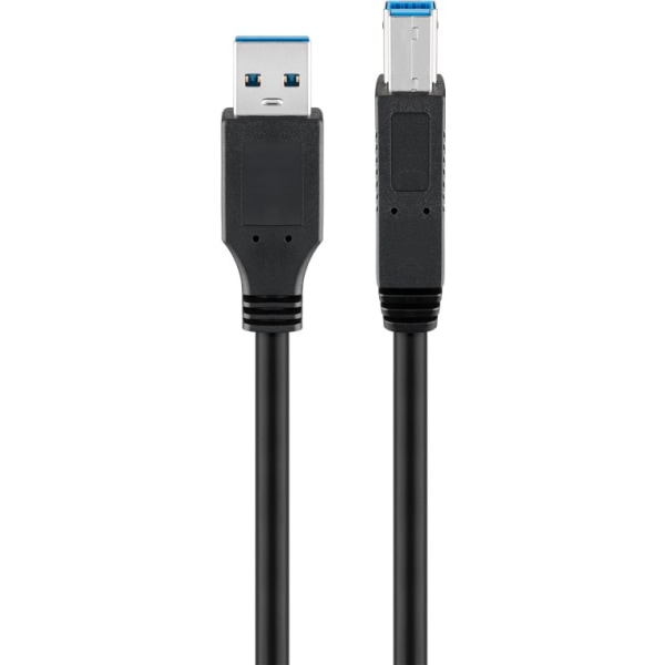 USB 3.0 SuperSpeed-kabel, svart