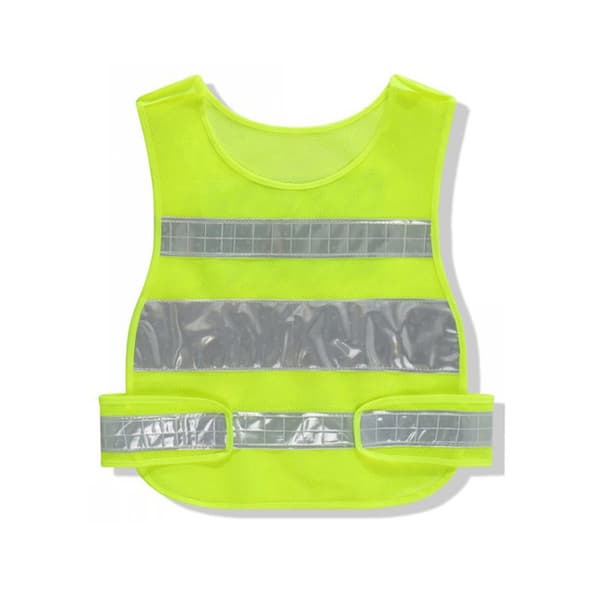 Reflekterande Säkerhetsväst med Hög Synlighet, H-Form, Fluorescerande Gul (2-Pack), Universal Storlek