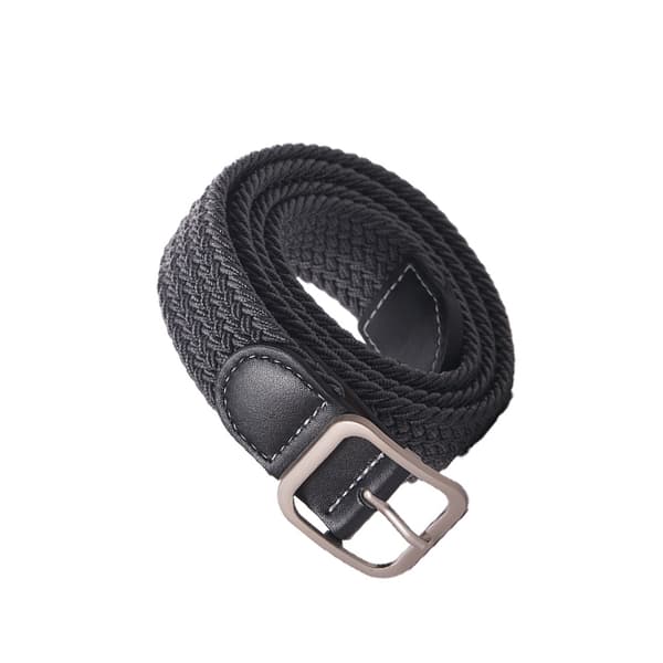 Osynligt stretchbälte för jeans och byxor - 2,5 cm spännefritt elastiskt midjebälte Grey Grey