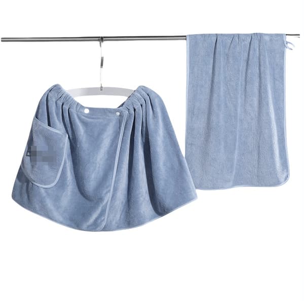Herre Badekåbe og Håndklædesæt Blue Blue