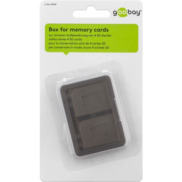 Goobay Förvaringsbox för minneskort