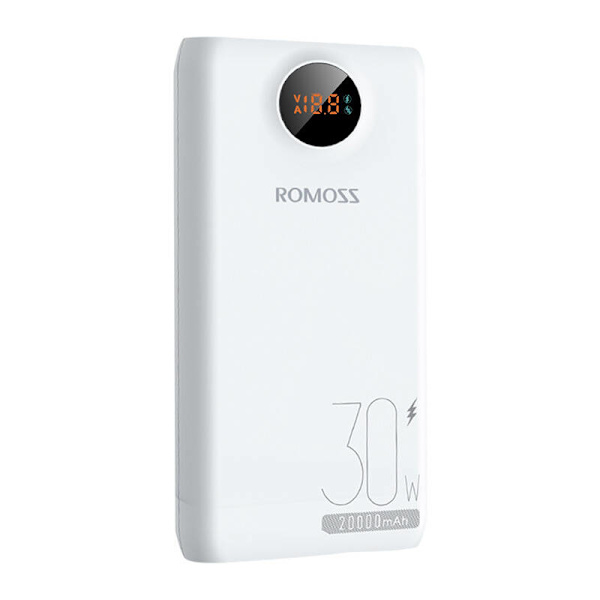 Powerbank Romoss SW20S Pro 20000mAh, 30W (vit)