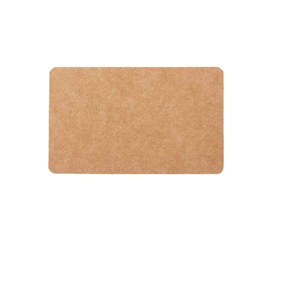 Kraft visitkort, blanke, utrykte, 100 stk., 3,5" x 2,2"