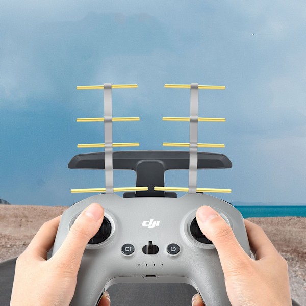 1 par 2,4-Ghz Yagi-UDA antennområdesförlängare signalförstärkare för DJI Avata/FPV Flerfärgad