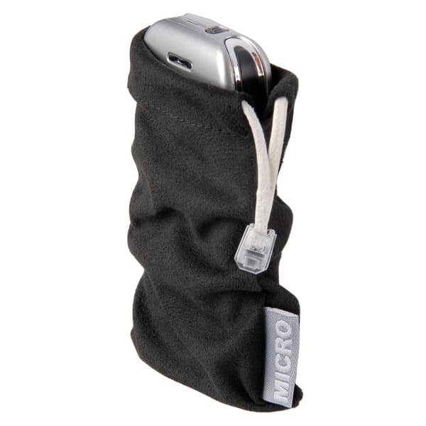 Mobil/Kamerataske Super Bag Mikrofiber Sort