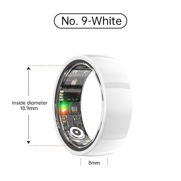 Smart Ring R1000 - Keramikutgåva White 9 White 9