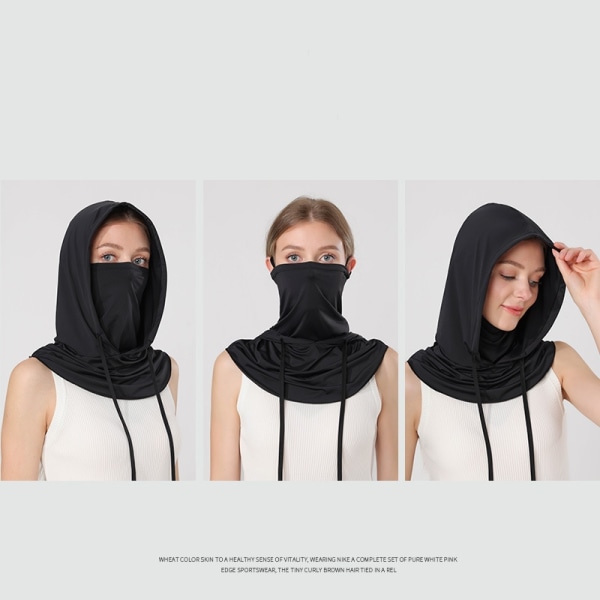 Ny sommer 3-i-1 solcreme ansigtsmaske Sort