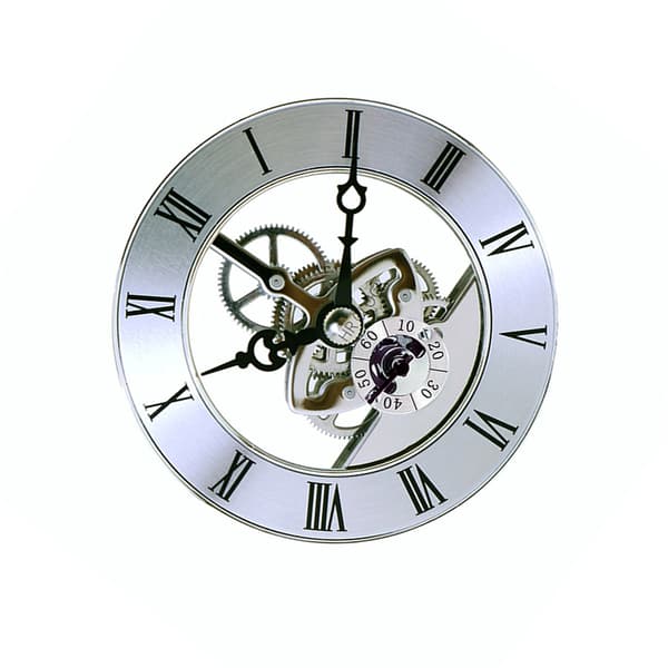 86 mm sølvurværk - Transparent gearmekanisme