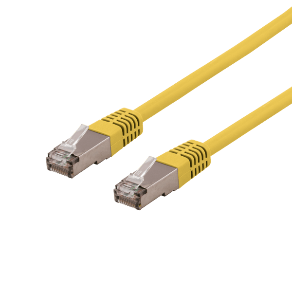 S/FTP Cat6 patch cable 2m 250MHz Deltacertified LSZH yellow