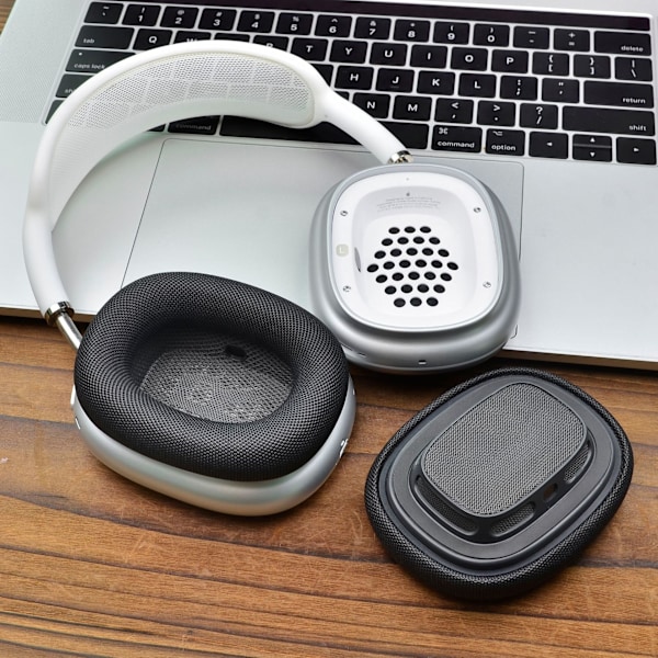 Ørepuder til AirPods Max - Apple Fabric & Silikone Grey Grey