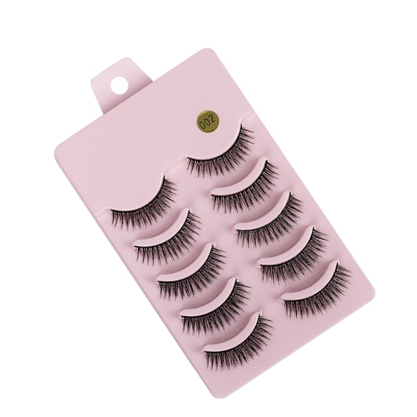 Naughty Devil Pink Eyelashes (5 Pairs)