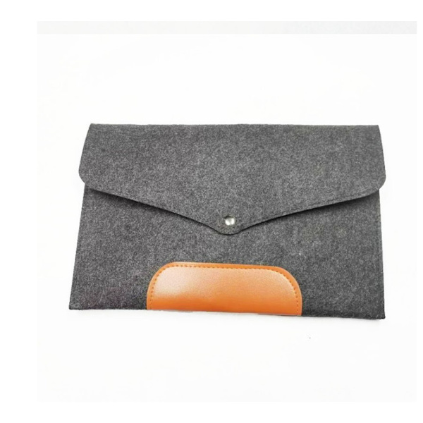 Filt-sleeve-etui til 11-tommer iPad Pro og Huawei-tablets Grå