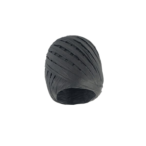 Sort Raffia Papir Snor - 20 Meter til DIY Håndværk & Indretning