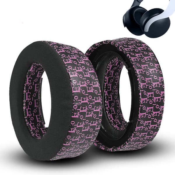 Beskyttende, ikke-returnerbart etui til hovedtelefoner Black + pink Black + pink